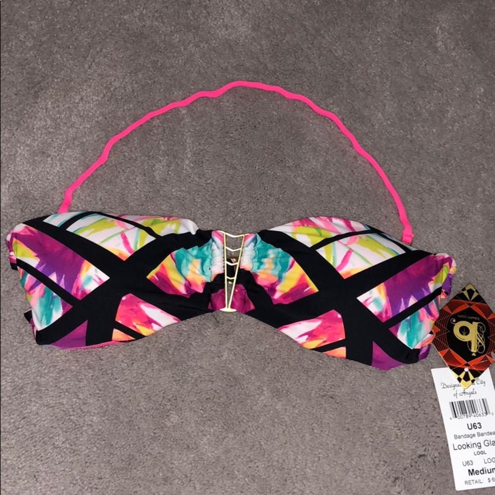 Bswim multicolor removable strap bikini